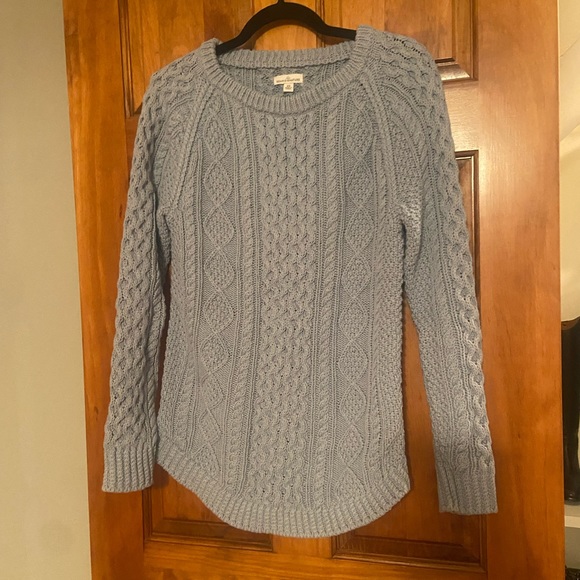 L.L. Bean Women's Signature Cotton Fisherman Tunic Sweater - Picture 4 of 4